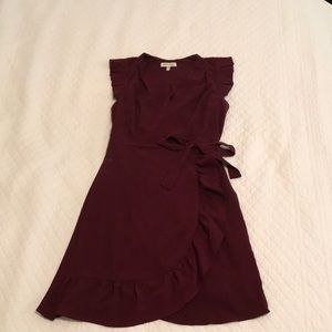 Monteau Maroon Dress